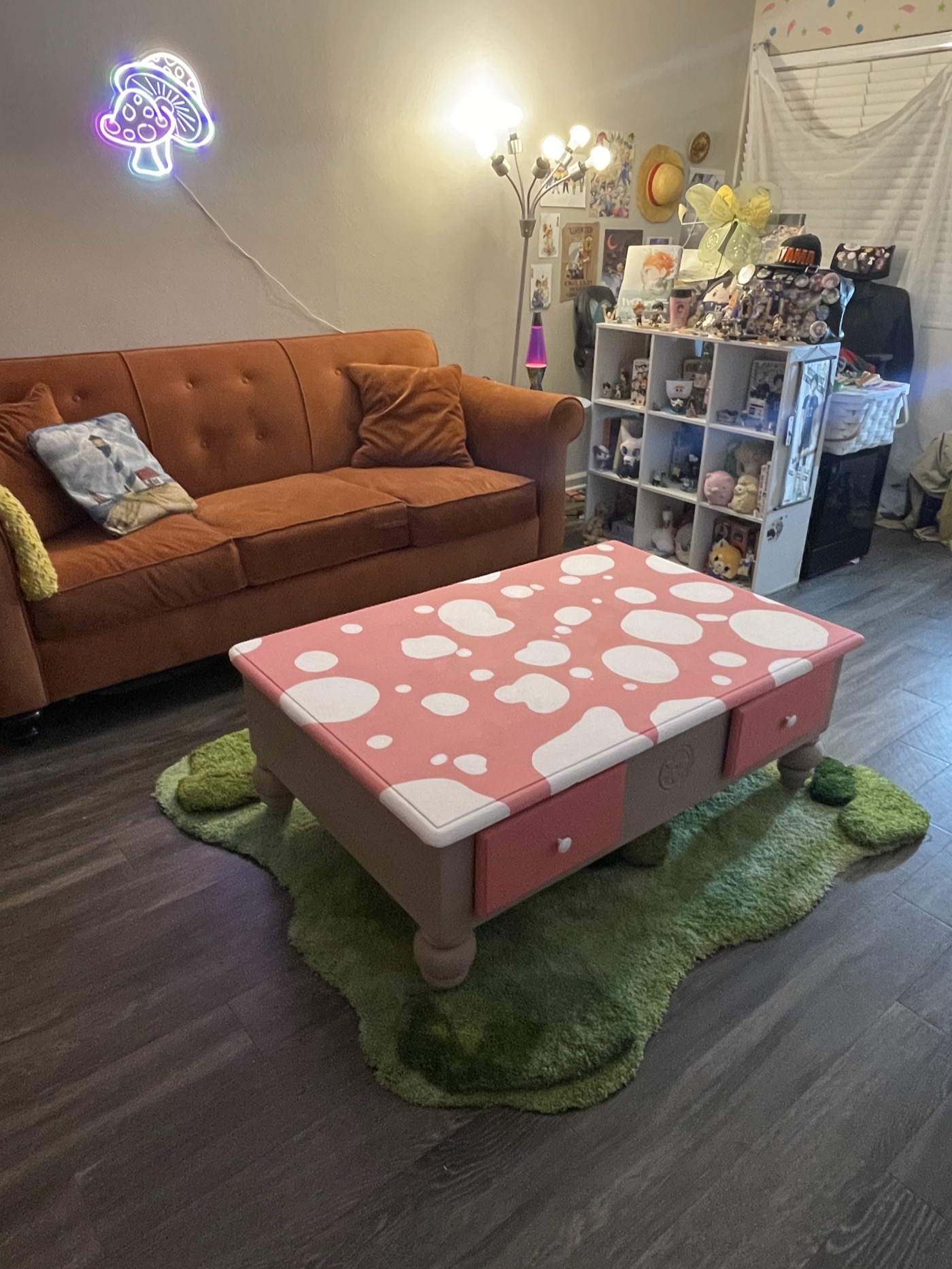 McKaeln's living room - a maximalist cottagecore space she designed